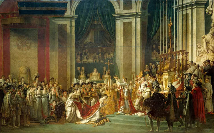 Napoleoni kroonimismaal viidi üle Versailles'st Louvre'i