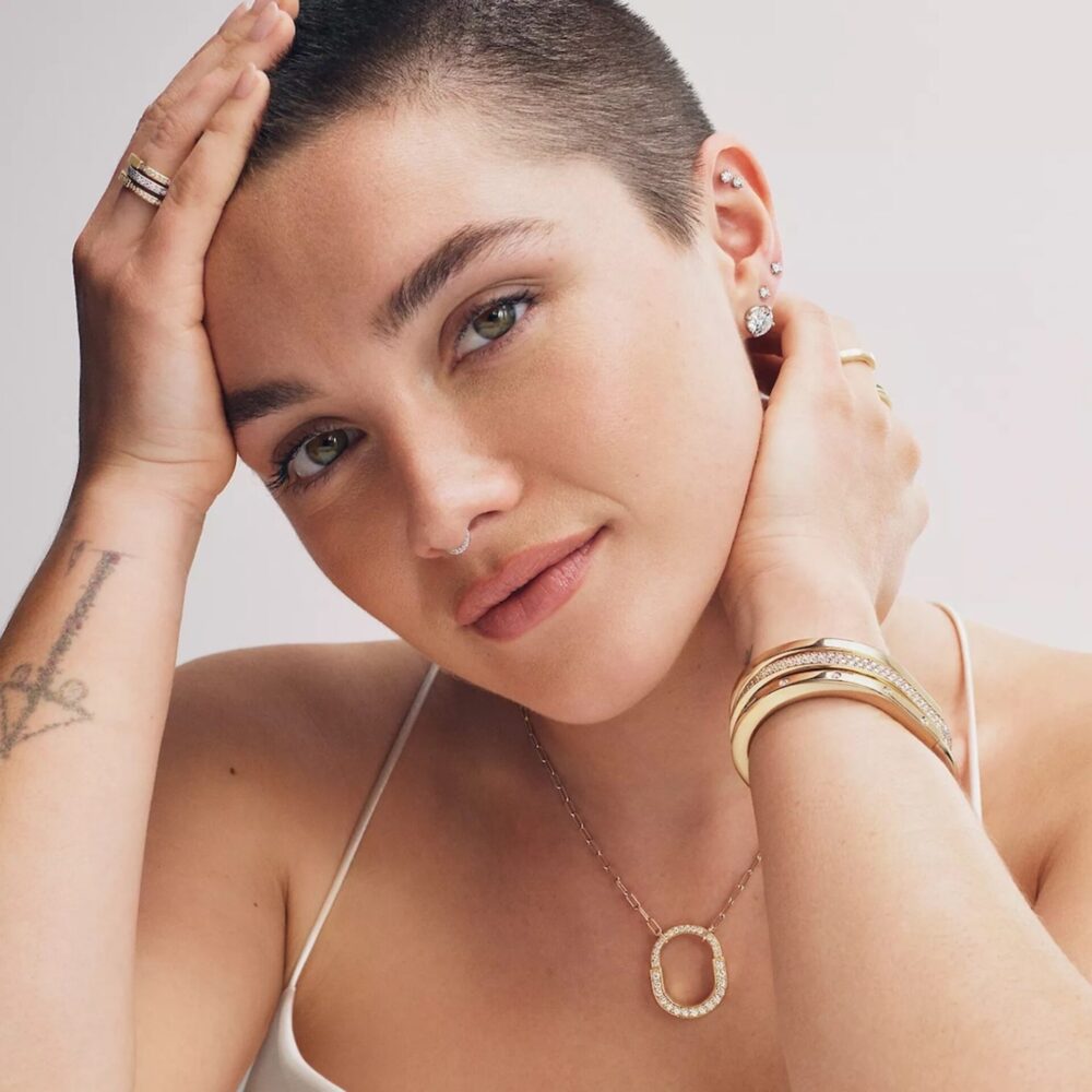 Tõusev kinotäht Florence Pugh on Tiffany & Co suursaadik