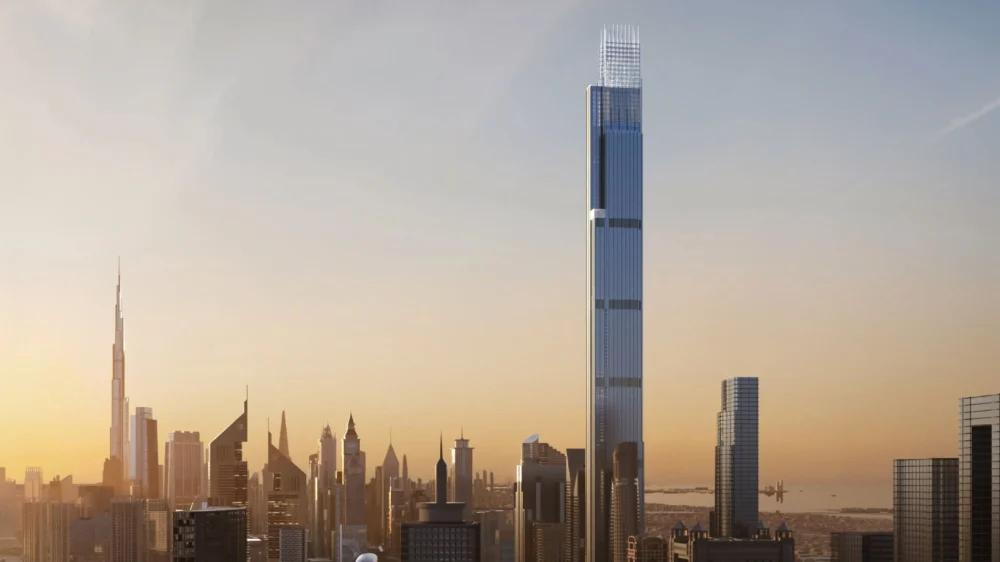 Burj Azizi 725 Meetrit Ambitsiooni Sheikh Zayed Teel Skaalal