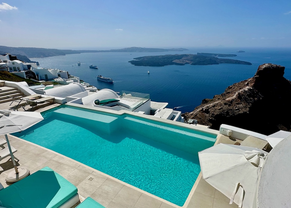 Hotellid Santorinil
